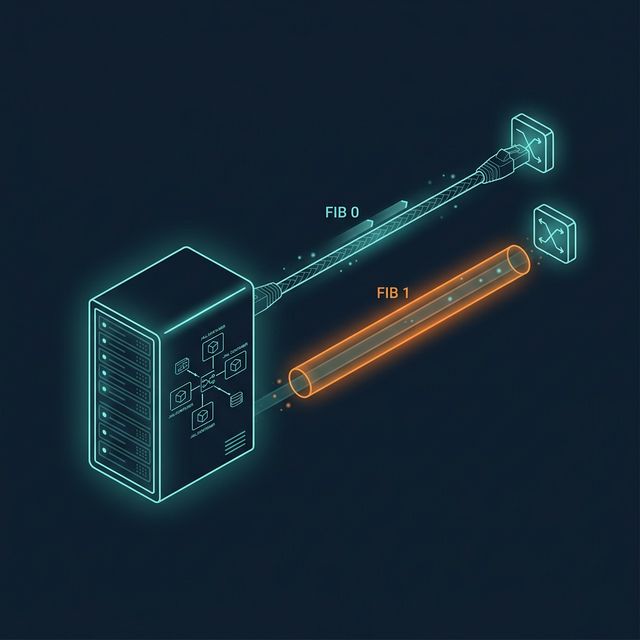 Dual-FIB Routing: Header image Logo